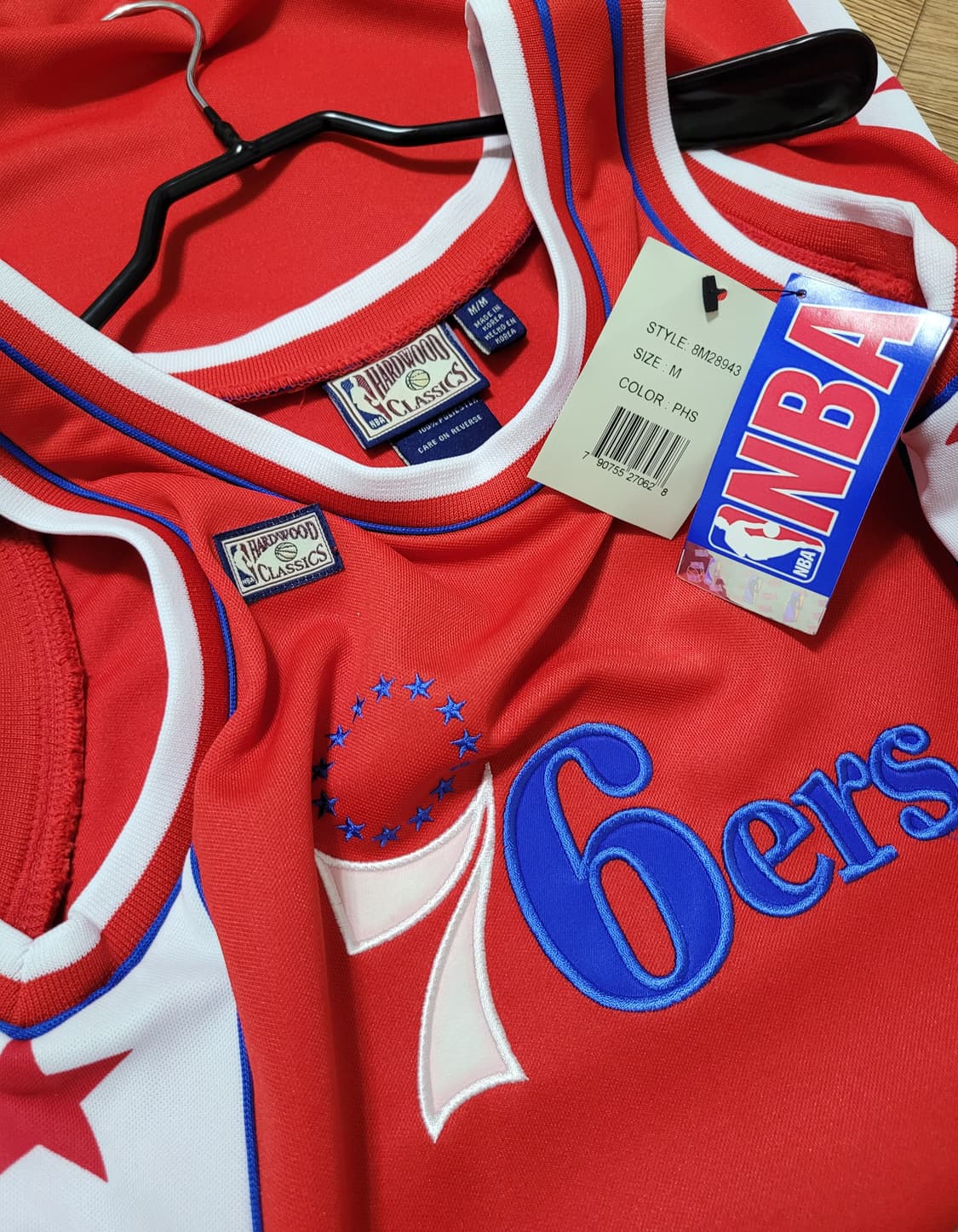 NBA 필라델피아 76ers 농구져지 원피스 상품이미지5