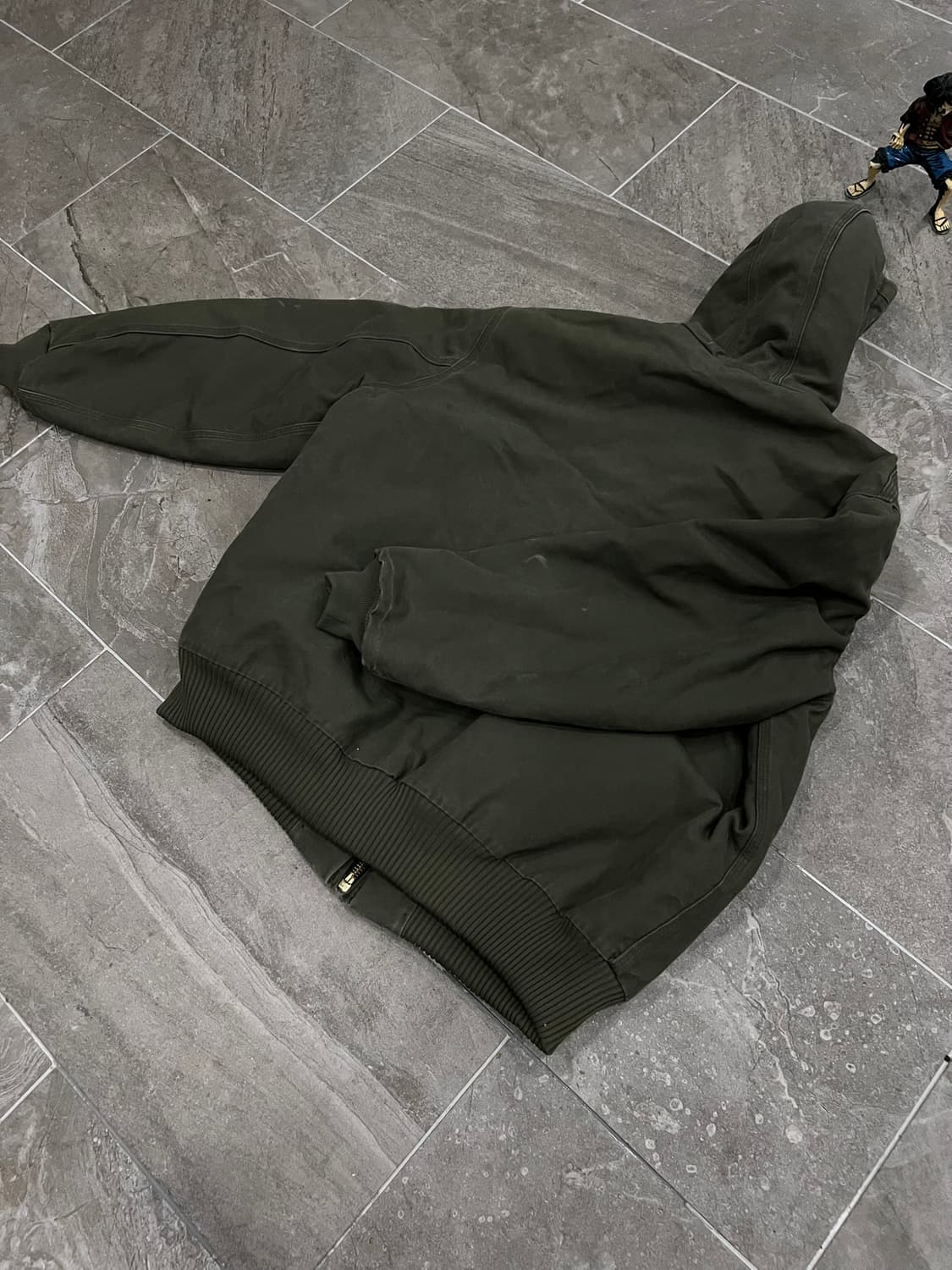 (XL) 칼하트 덕 액티브 후드자켓 J130 ARG 아미그린 상품이미지9