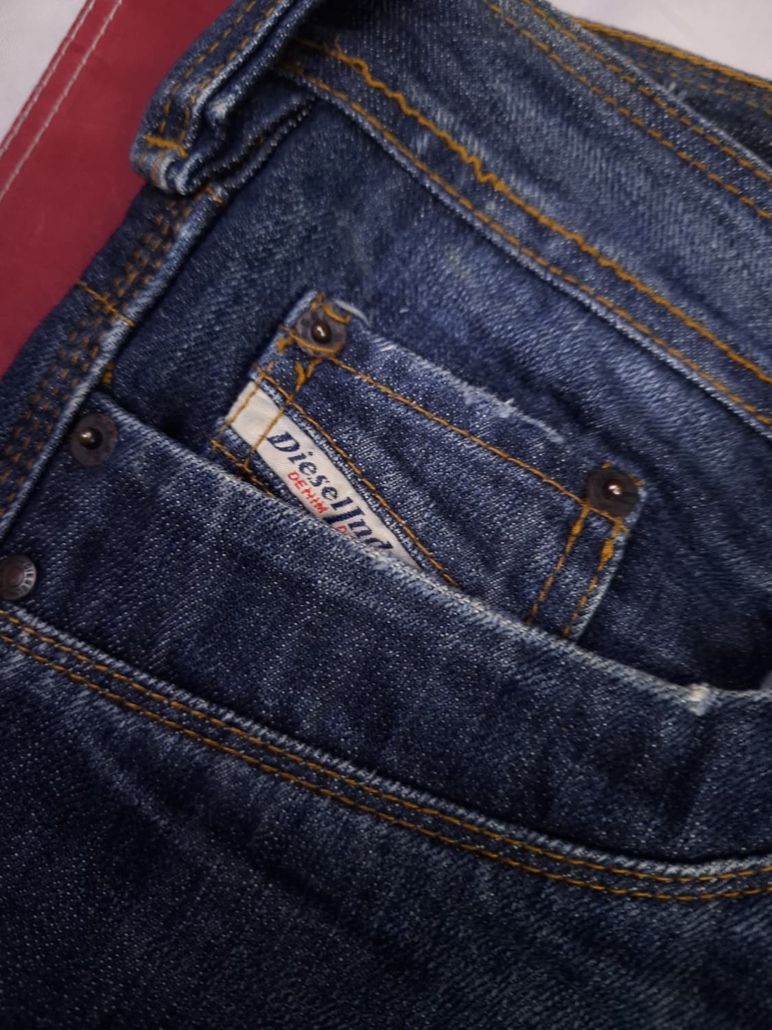 오리지날 디젤 Diesel 빈티지 워싱 데님진 상품이미지8