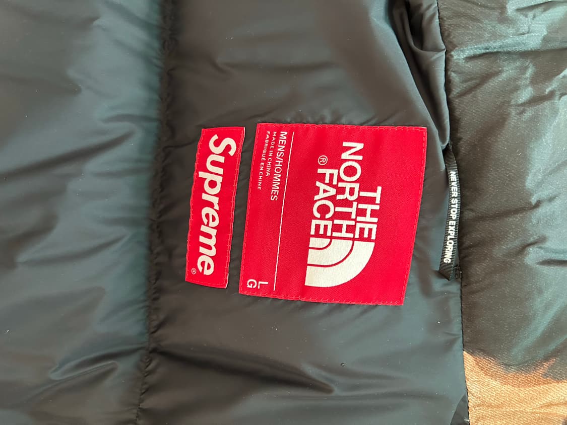 슈프림x노스페이스 눕시 블리치드 데님 상품이미지4