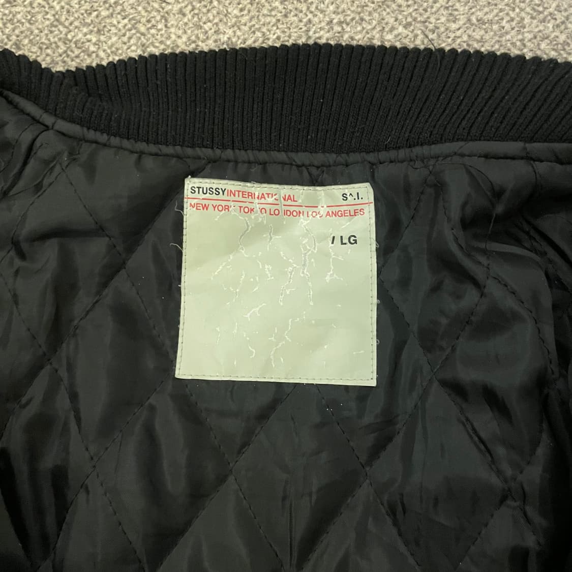 스투시 빈티지 바시티 자켓 상품이미지5