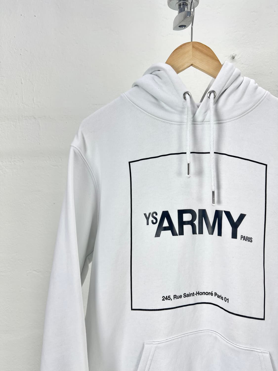 이브 살로몬 아미 화이트 코튼 후디 상품이미지2