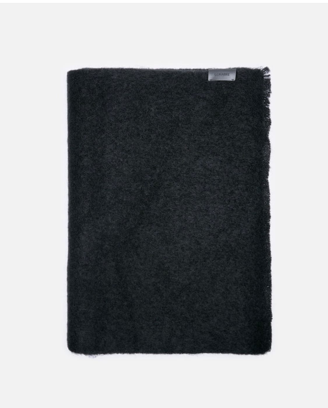르메르 lemaire maxi fluffy scarf - Black 상품이미지1