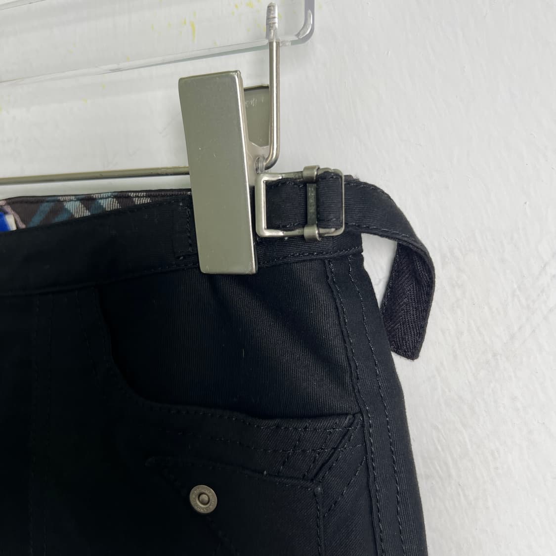 버버리 블루 라벨 블랙 미니스커트 36 상품이미지8