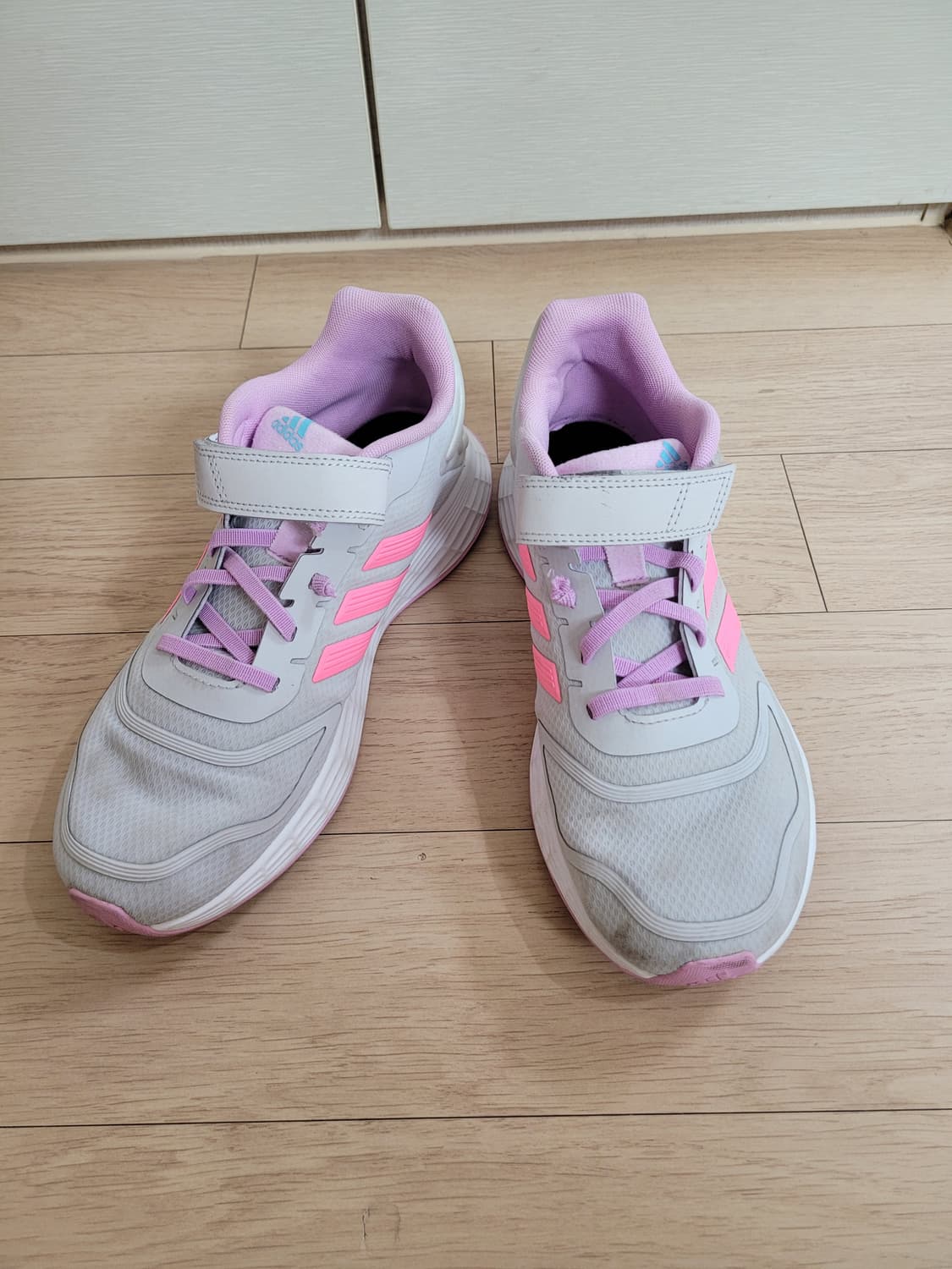 아디다스 Adidas 키즈 운동화 240 핑크 상품이미지2