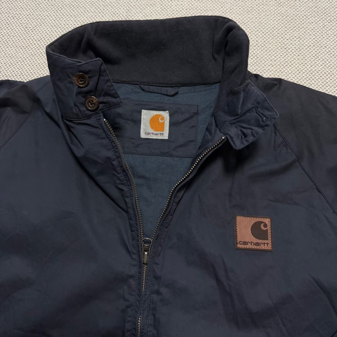 칼하트 트랙 바람막이 블루종 자켓 상품이미지2