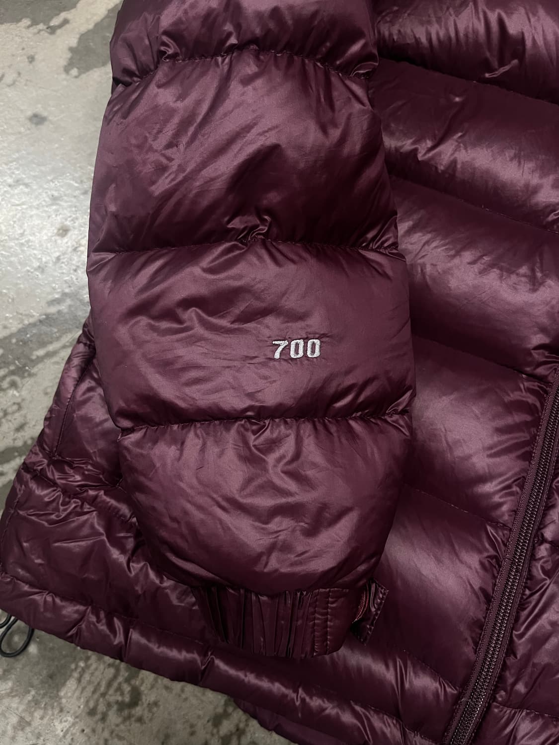 노스페이스 700 패딩 딥퍼플 L 100 상품이미지5