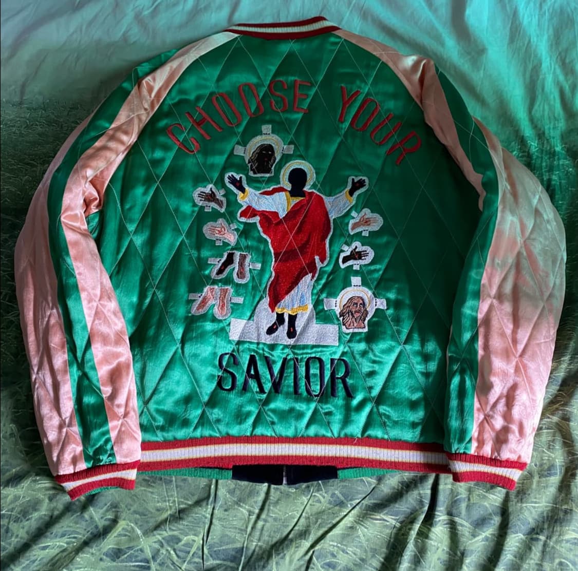 세인트 미카엘 리버시블 스카쟌 수베니어 자켓 상품이미지4