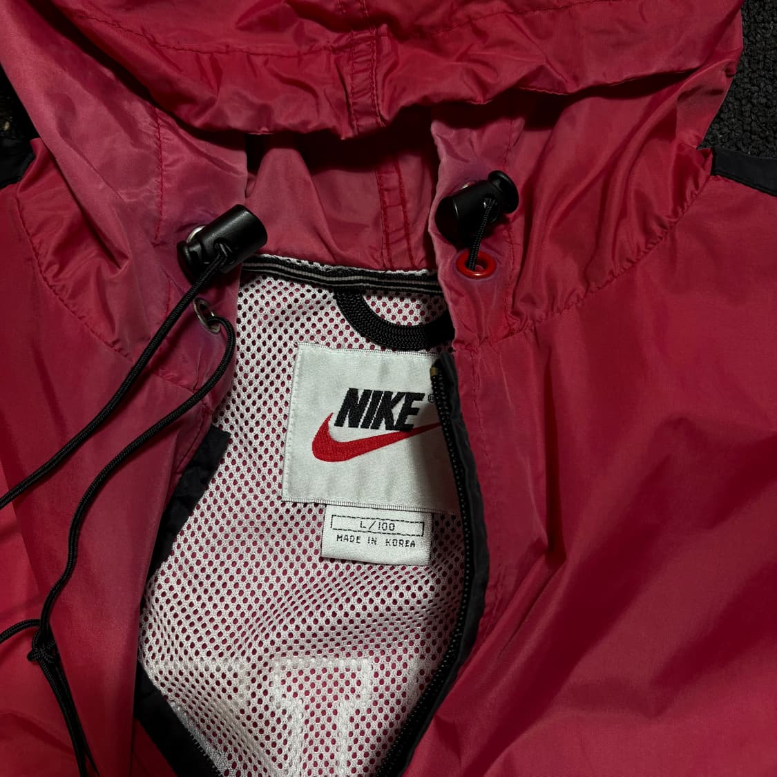 90s 나이키 빅로고 아노락 바람막이 올드스쿨 트랙자켓 L 상품이미지8