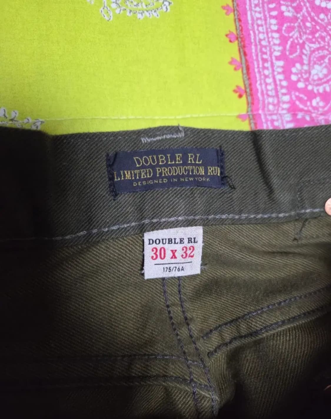 [30x32] RRL 더블알엘 빈티지 5포켓 리미티드 에디션 올리브 상품이미지2
