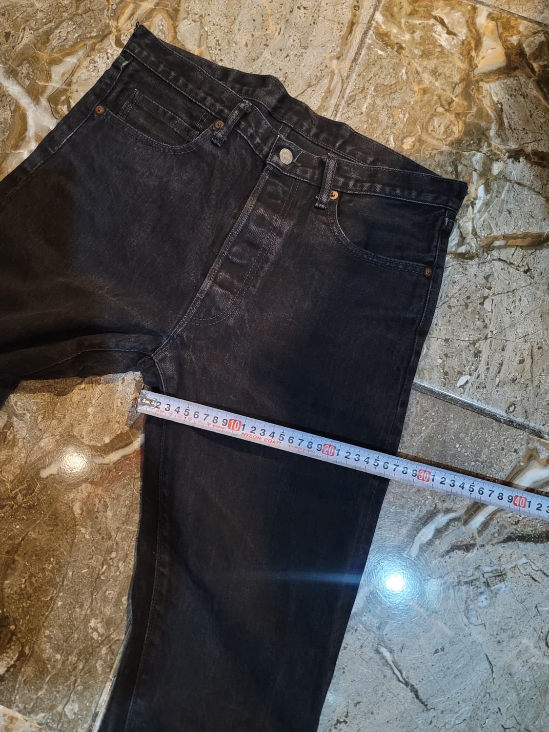 리얼맥코이 흑청 셀비지 데님팬츠  상품이미지7