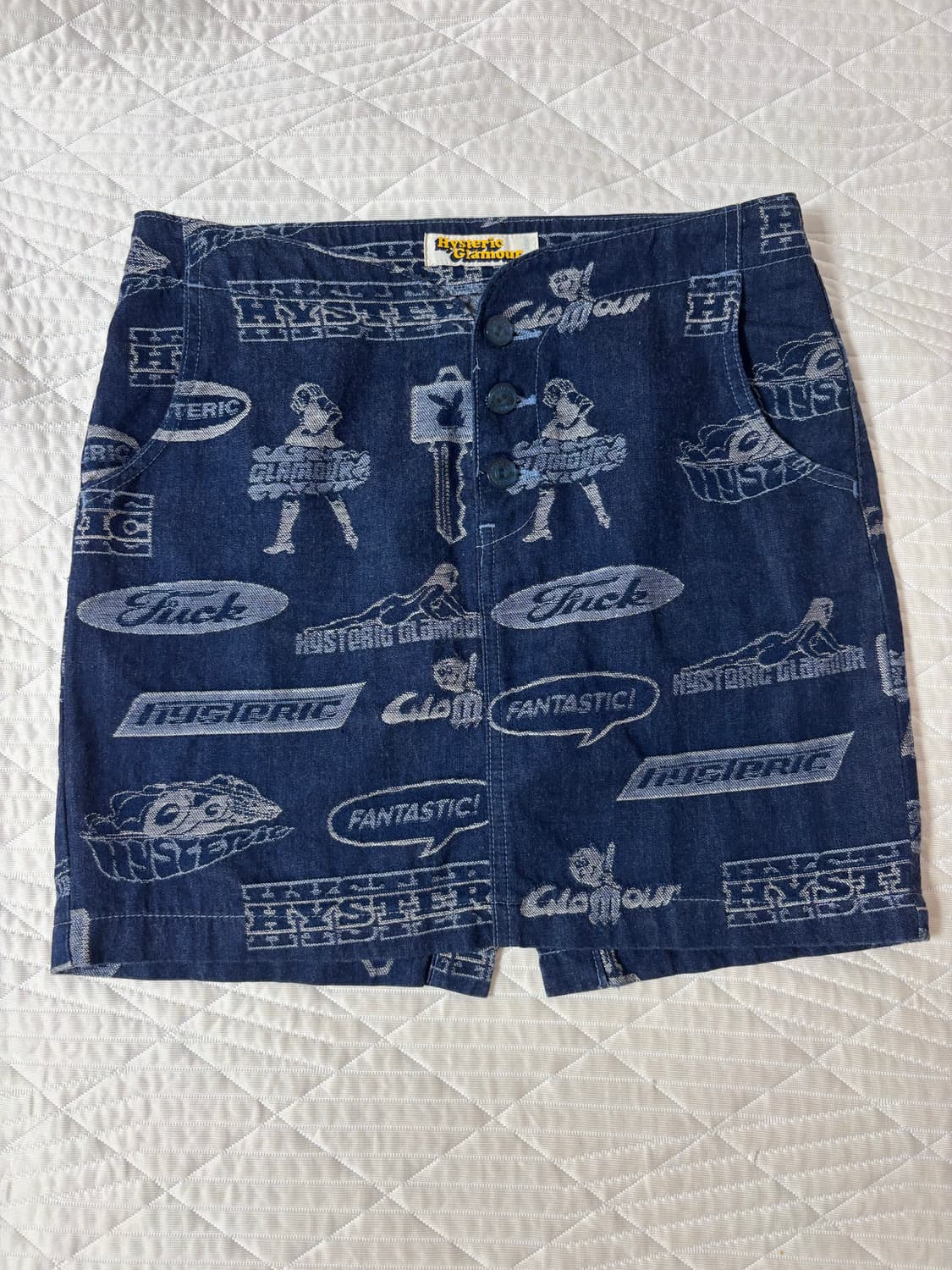 [Hysteric Glamour] Cotten Denim Skirt 상품이미지1