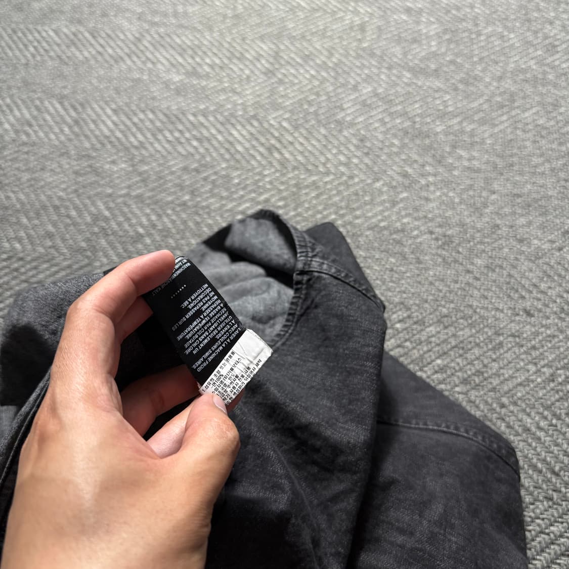 할리데이비슨 모터사이클 자수 흑청 베스트 자켓 L 상품이미지5