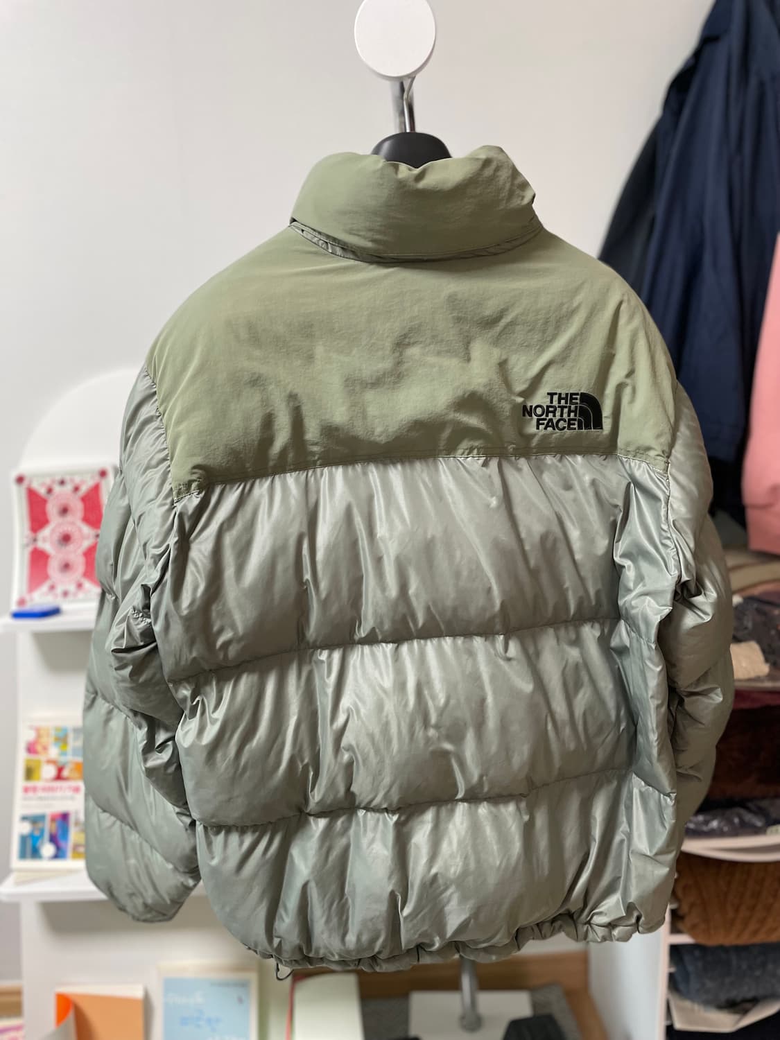 노스페이스 온돌 눕시 패딩 카키 XL 상품이미지2