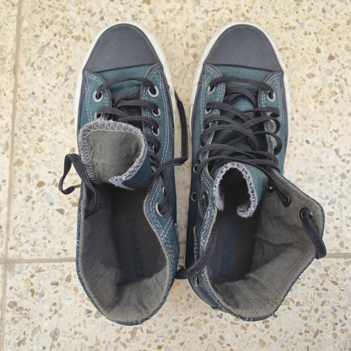 [250]컨버스 올스타 하이 스니커즈 청록색 상품이미지4