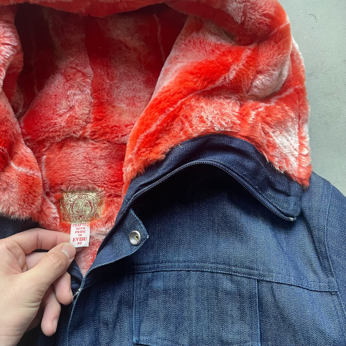 에비수 데님 재킷 상품이미지3