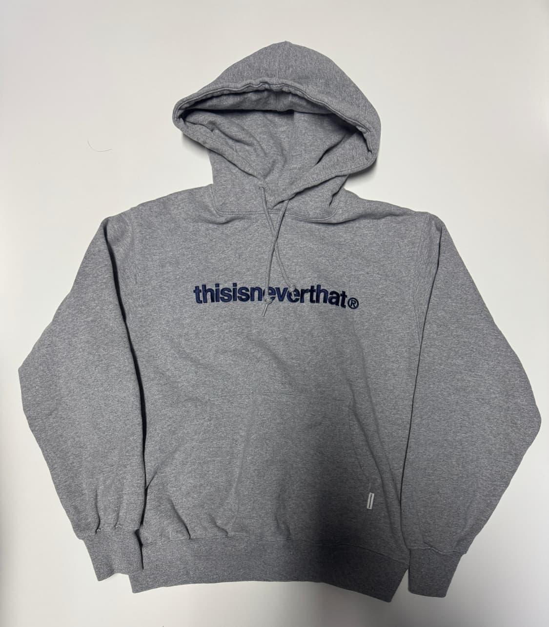 공용 디스이즈네버댓 T로고 스펠아웃 후드티 S 상품이미지1