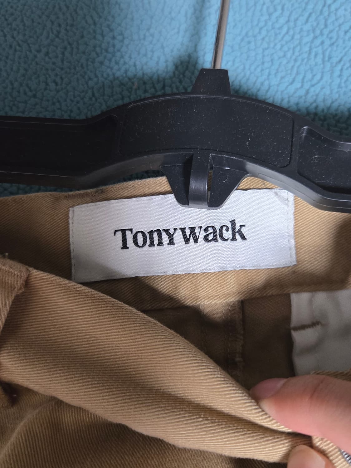 ​[30] Tonywack 와이드 테이퍼드 어드저스터블 치노 - 베이지 상품이미지5