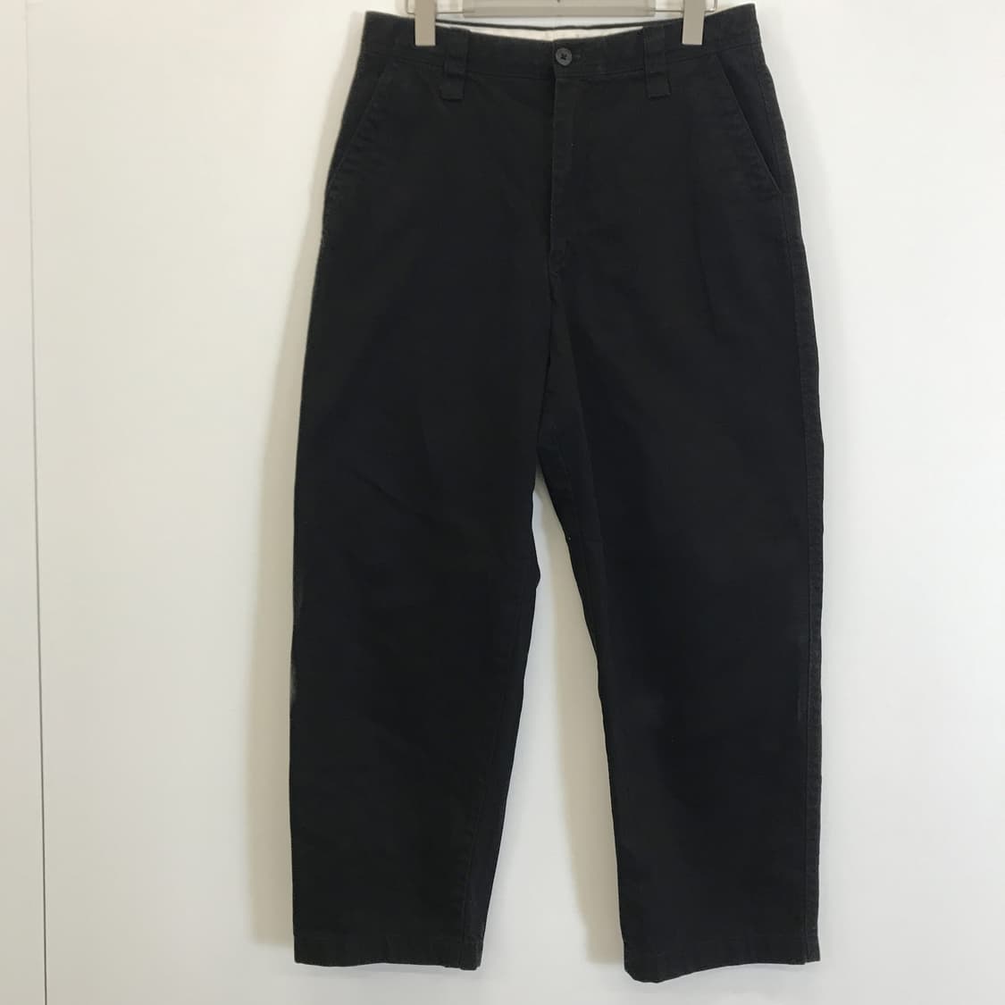 유니클로U 와이드핏 치노팬츠 블랙 [79] 상품이미지1