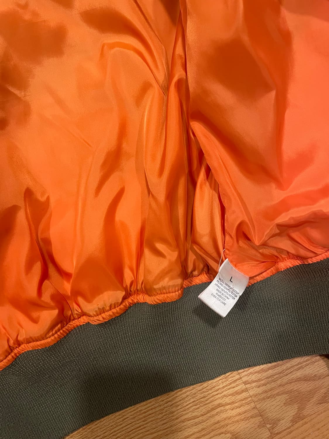 [L] 피어오브갓 FOG 팍선 셔링 MA-1 상품이미지3