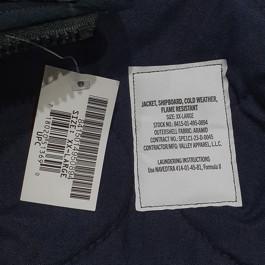 미해군 usn 쉽보드 자켓 2xl 데드스탁 (110 이상) 상품이미지7