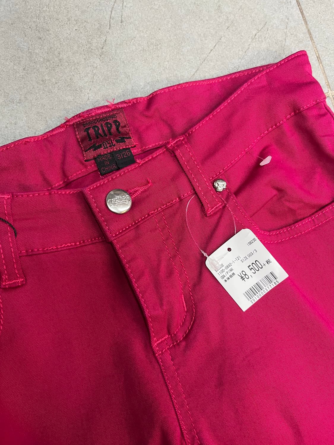 Y2K   tripp nyc hot pink 고스펑크  팬츠 상품이미지3