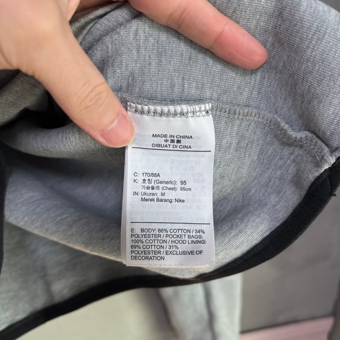 나이키 테크팩 후드집업 그레이 상품이미지3