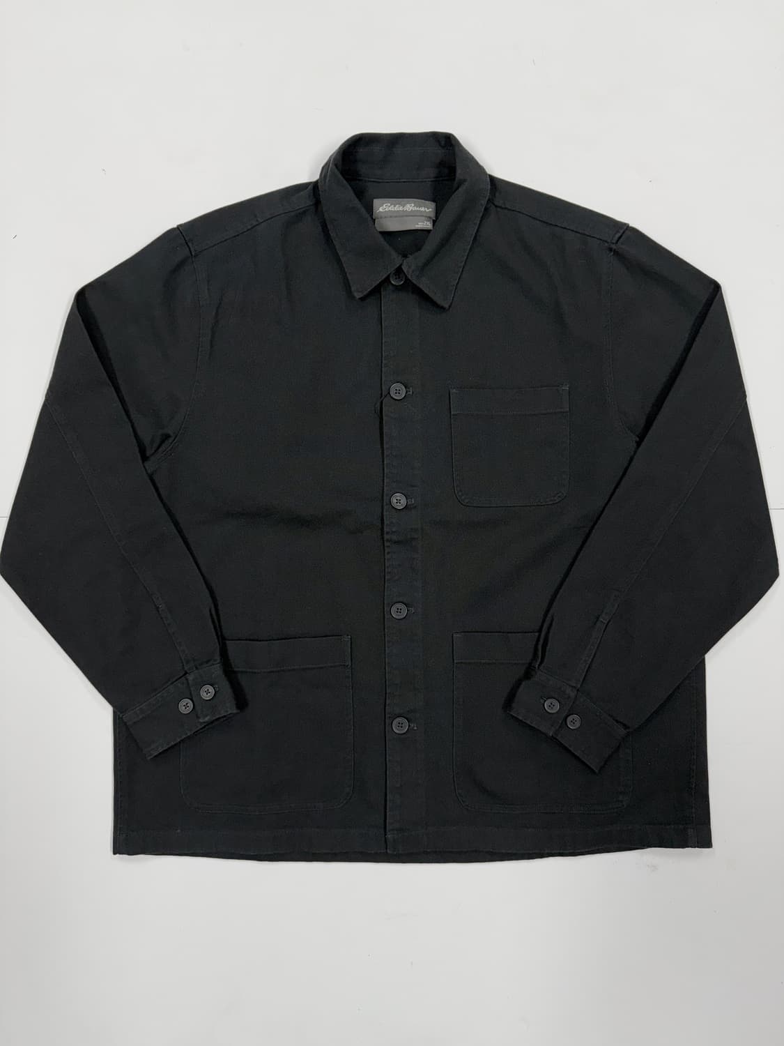 Eddie Bauer 블랙 코튼 워크 자켓 상품이미지1