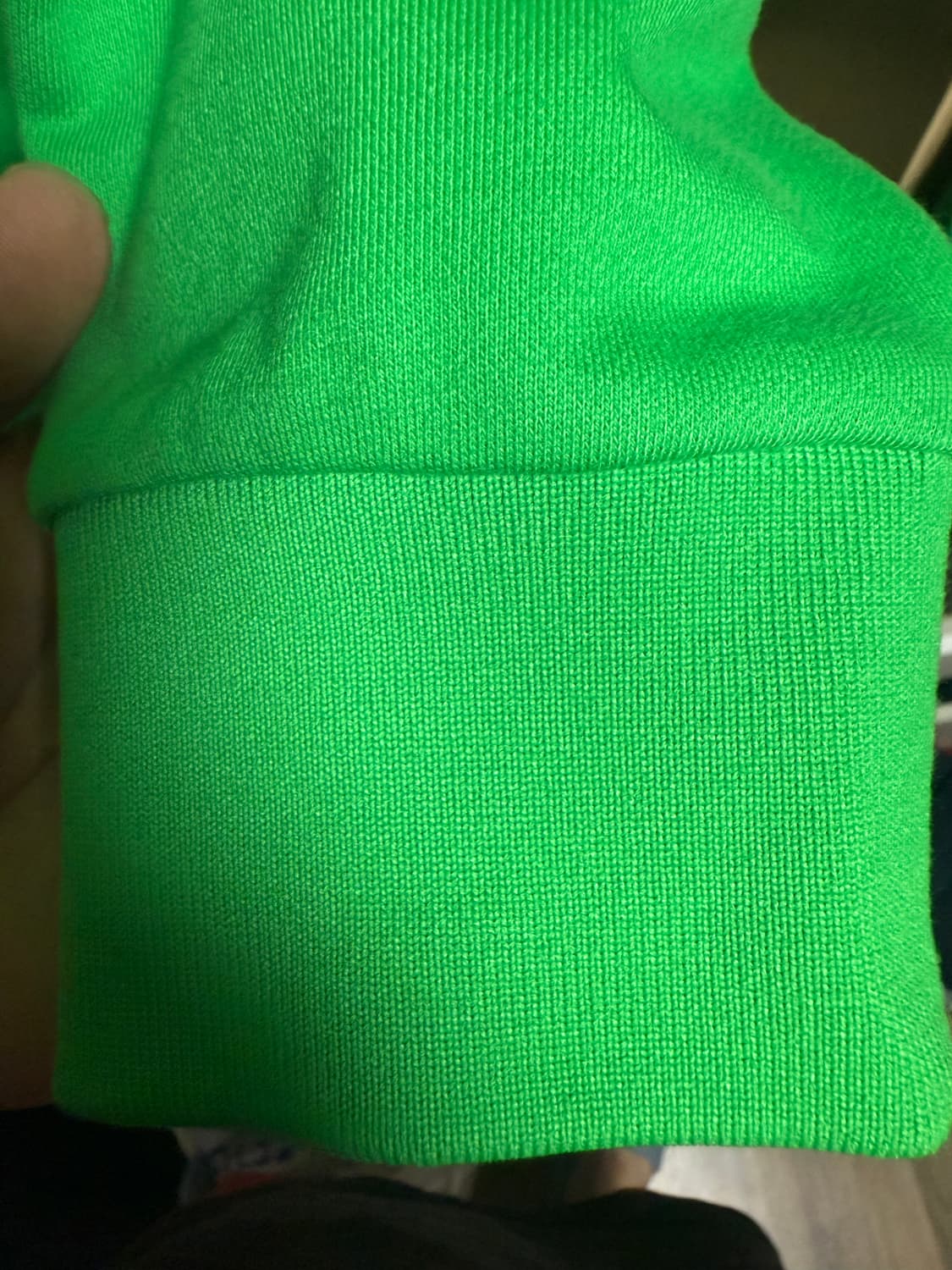 우영미 플라워 프린트 백로고후드 그린(48) 상품이미지6