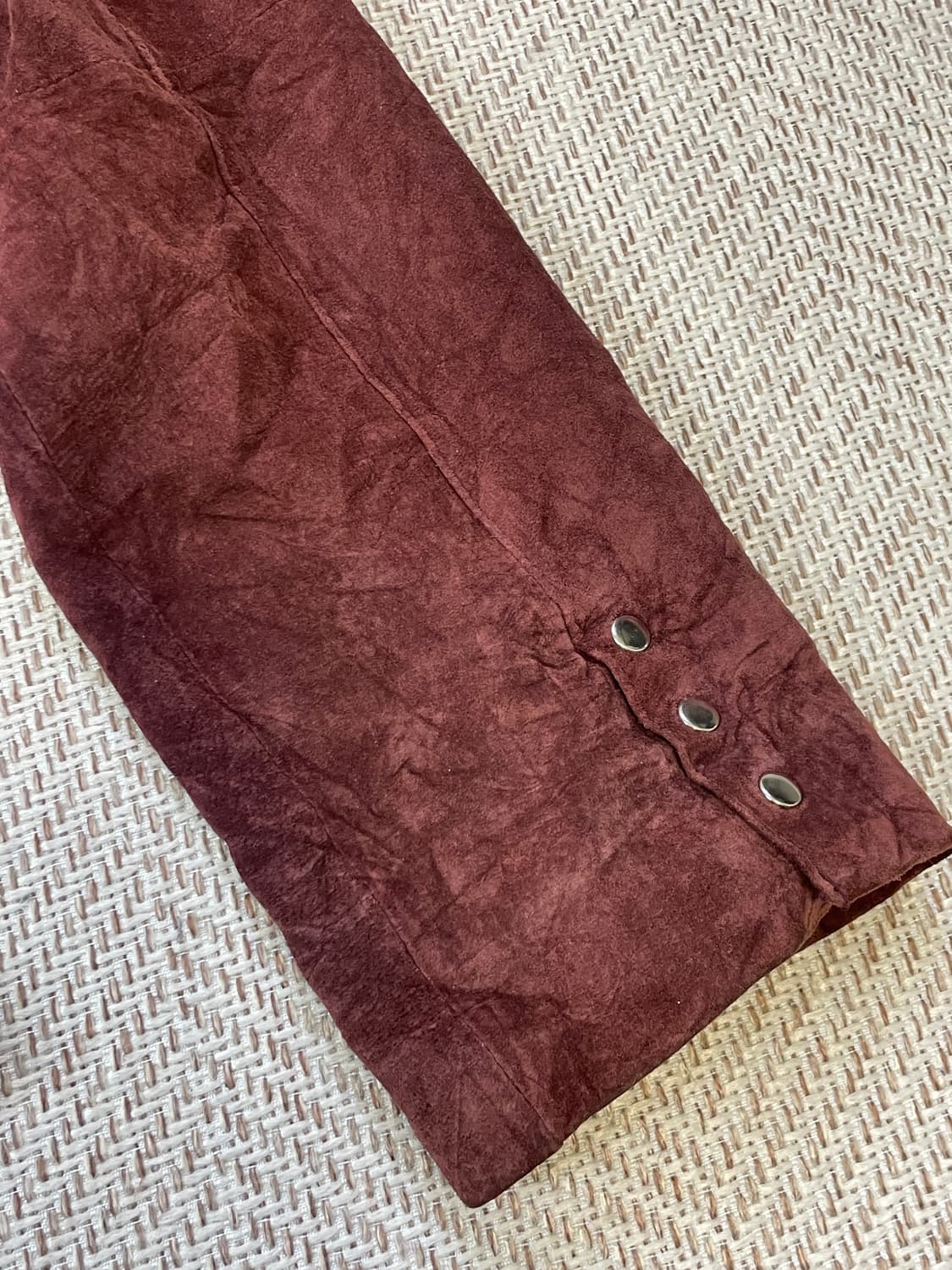 Otto 스웨이드 버건디 레더자켓  J03458 상품이미지6