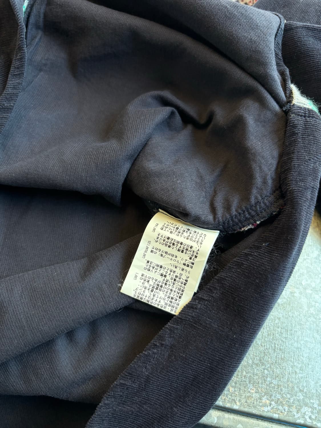 green label relaxing 에스닉 니트 코듀로이 셔츠 상품이미지4