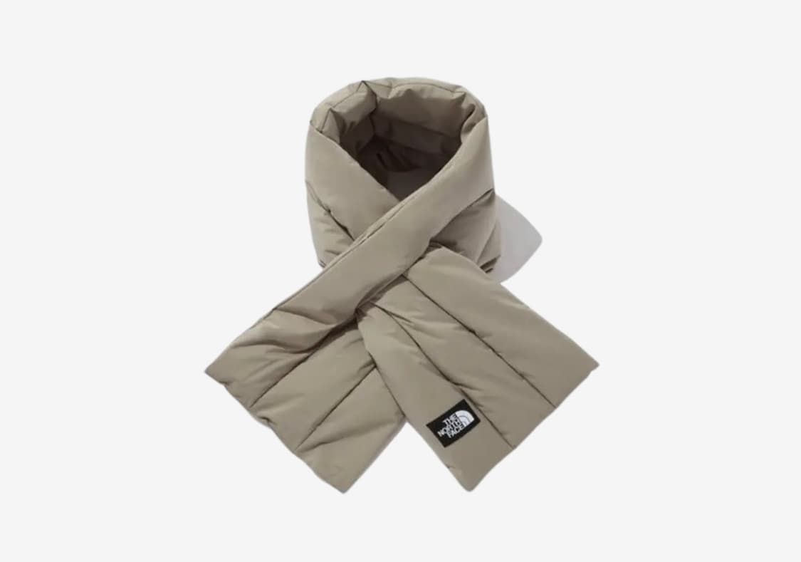 노스페이스 온볼 와이드 머플러 베이지 새상품 상품이미지1