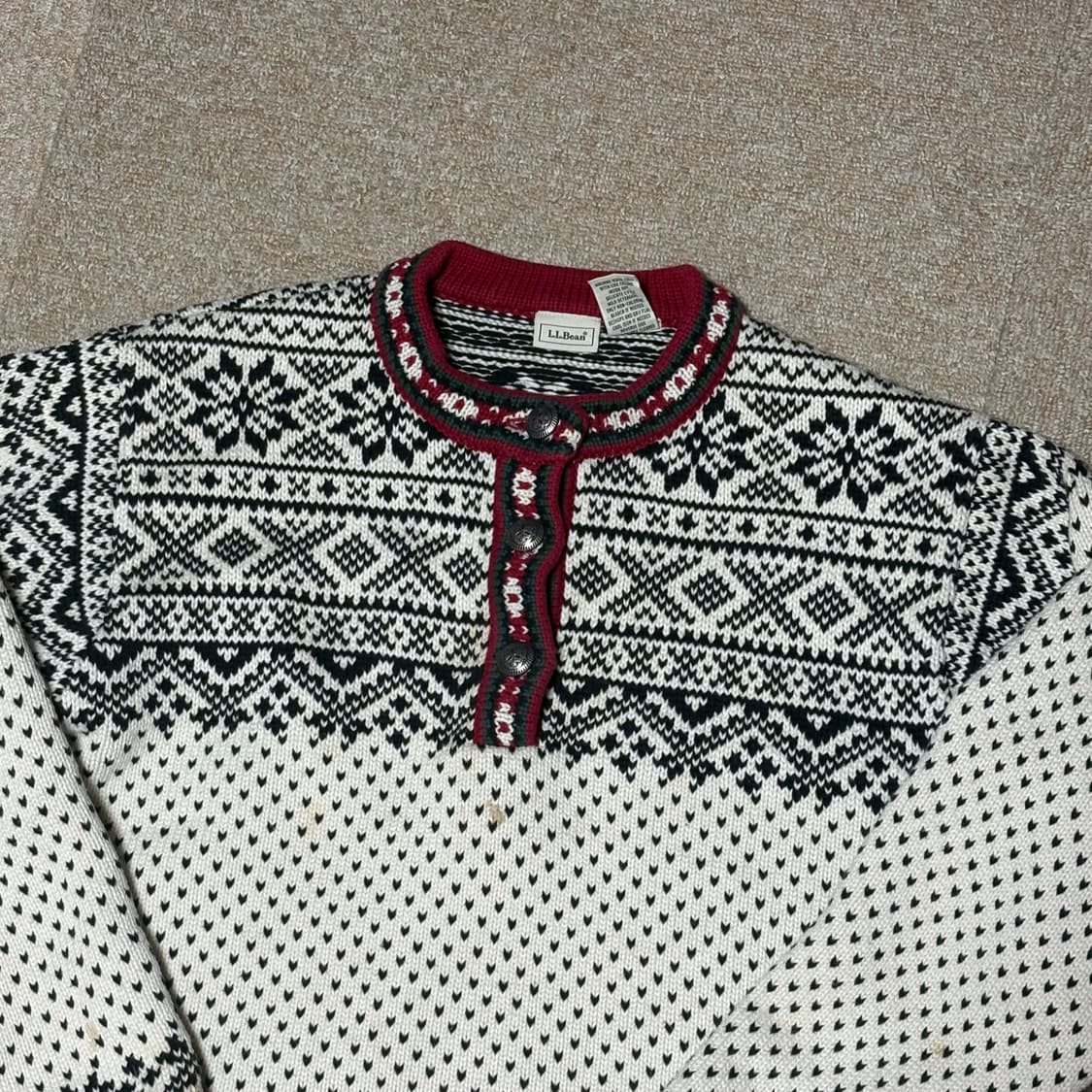 90‘s 엘엘빈 티롤리안 스웨터 상품이미지1