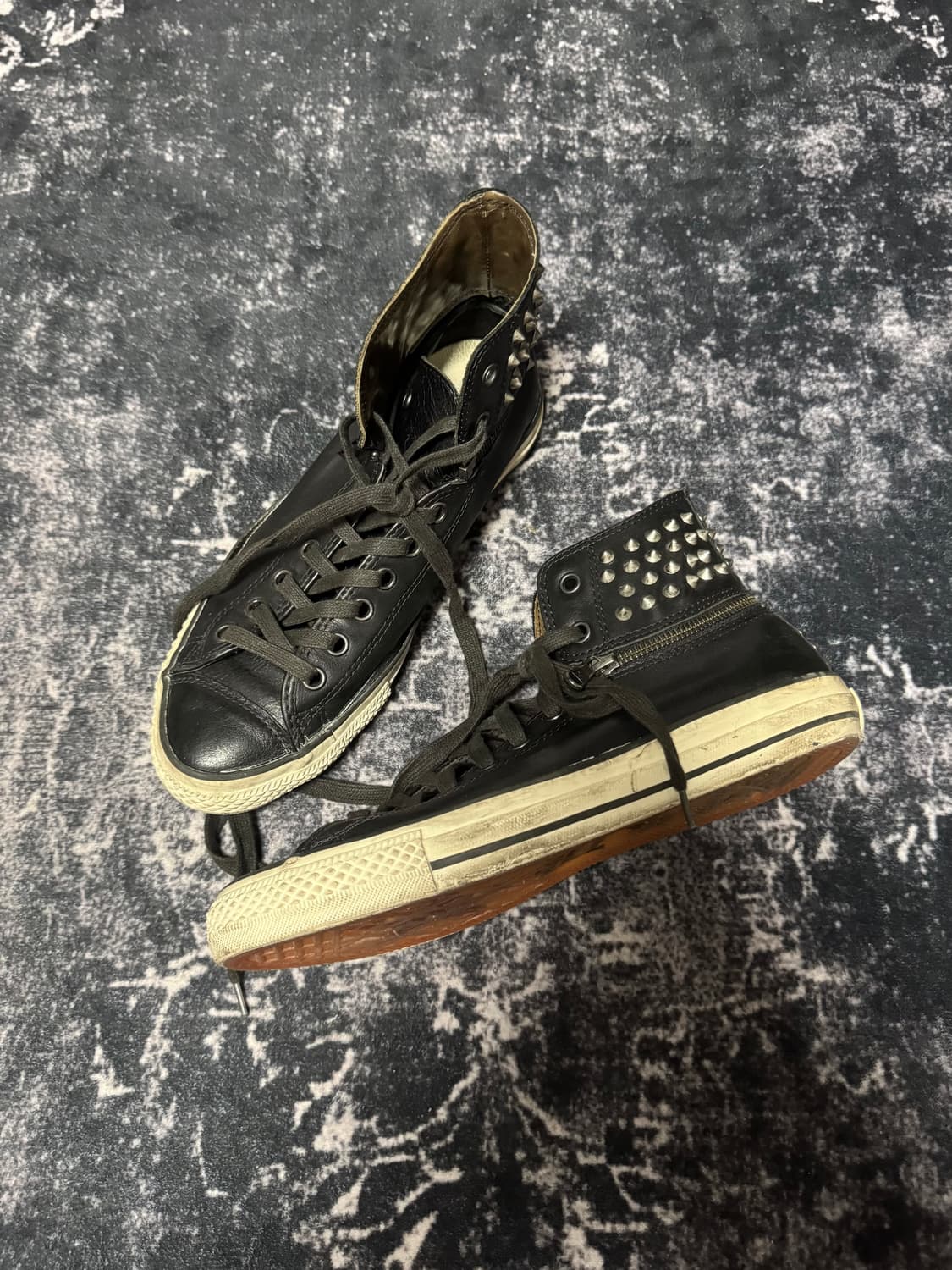 Converse x John Varvatos 레더 하이탑 상품이미지2
