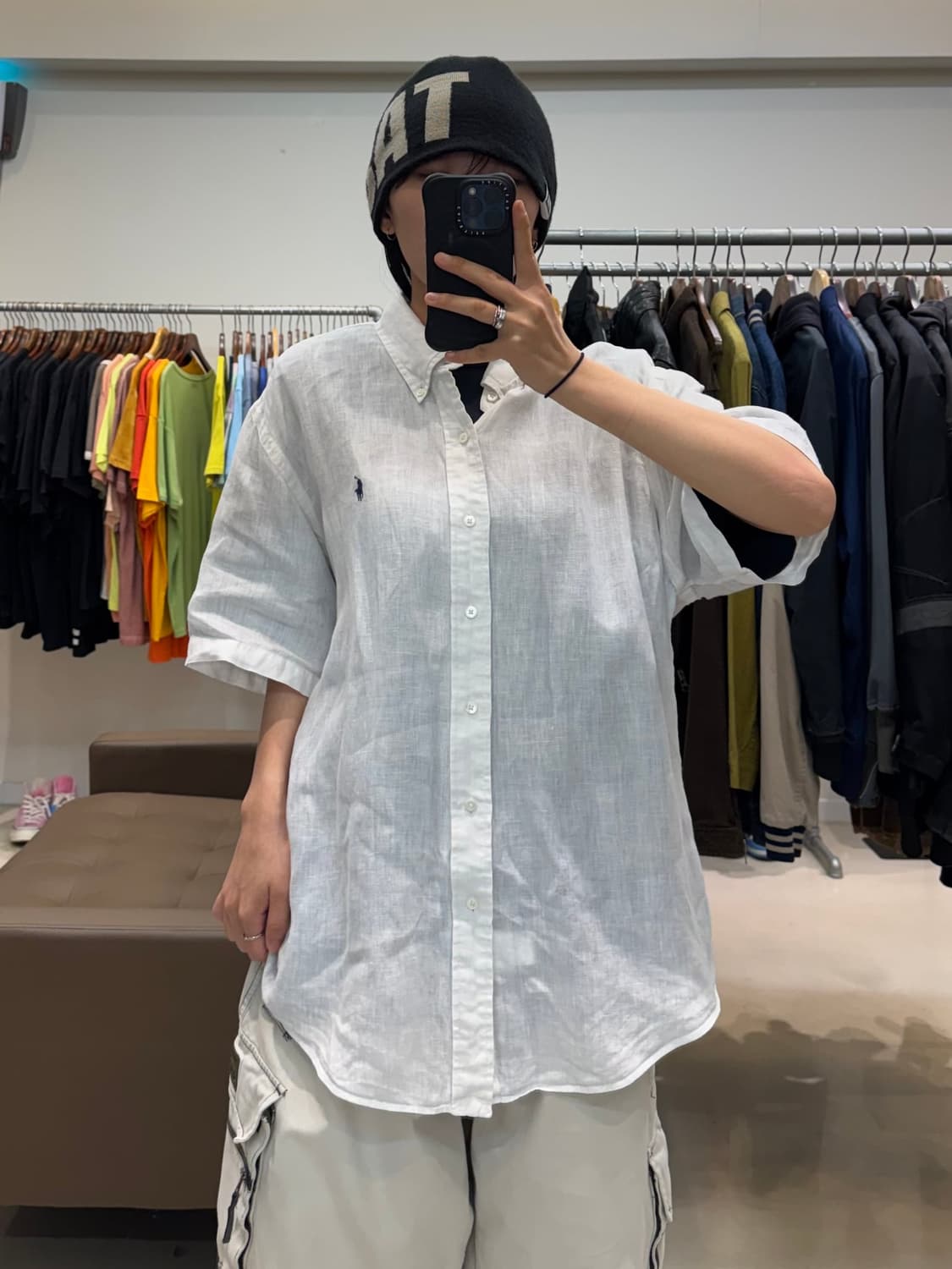 폴로 랄프로렌 린넨 반팔셔츠 상품이미지4