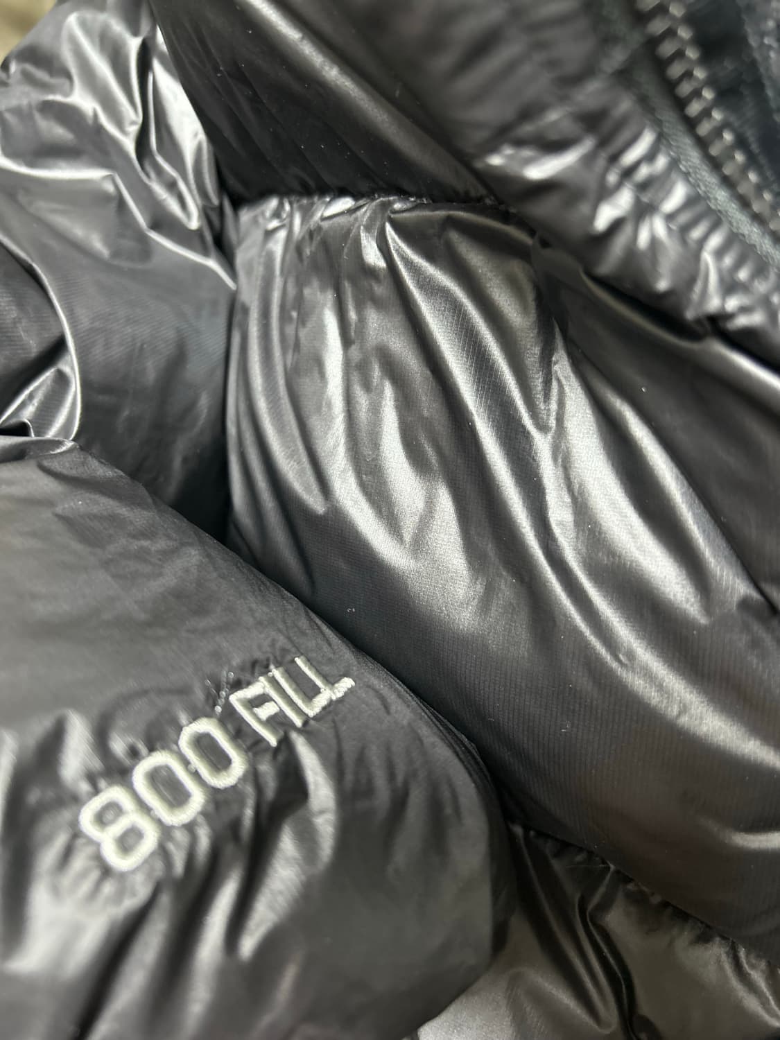 스투시 마이크로 립스탑 다운 자켓 제트 블랙 상품이미지4