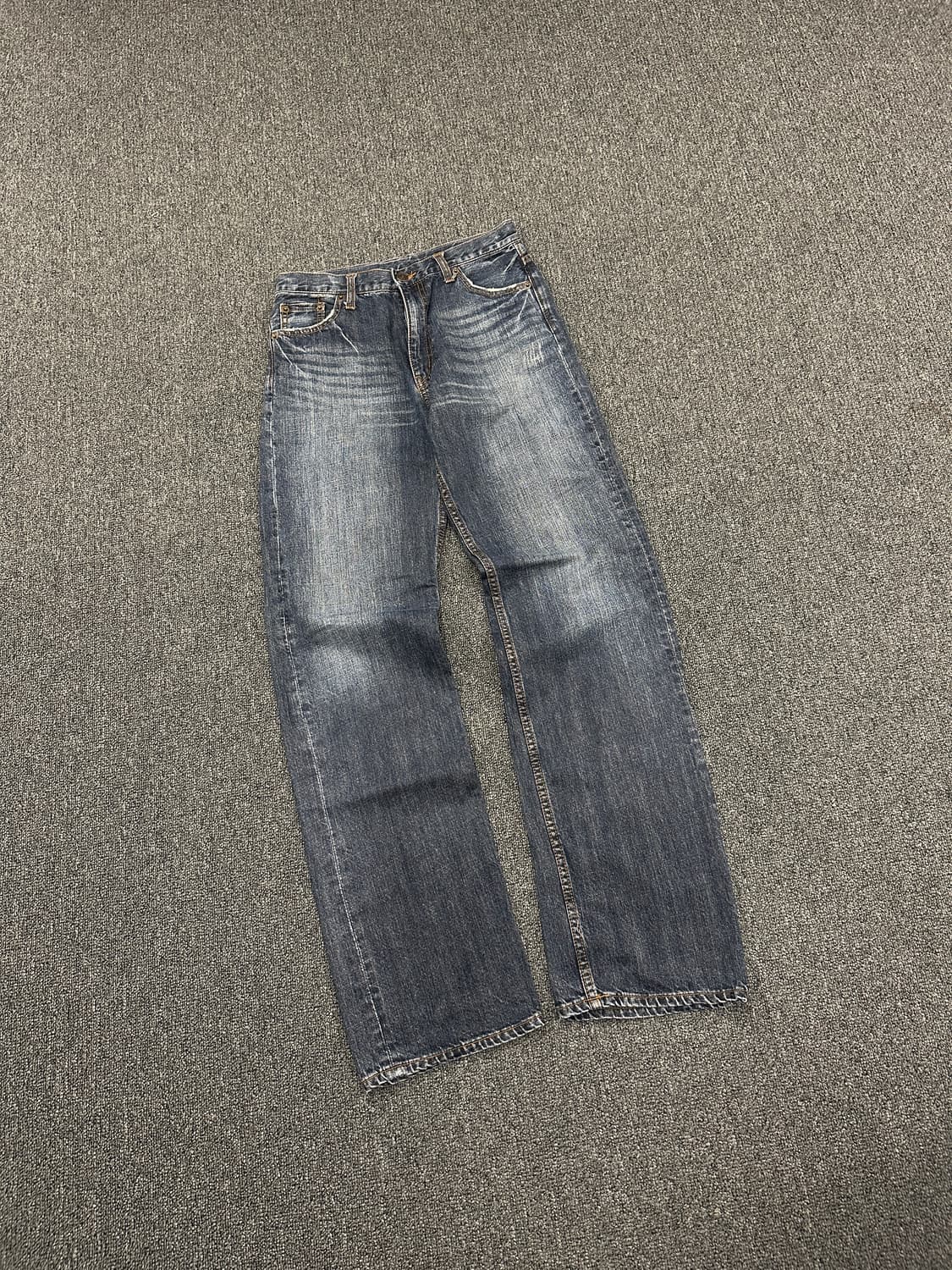일본 빈티지 윙 프린팅 빈티지 데님팬츠 상품이미지2