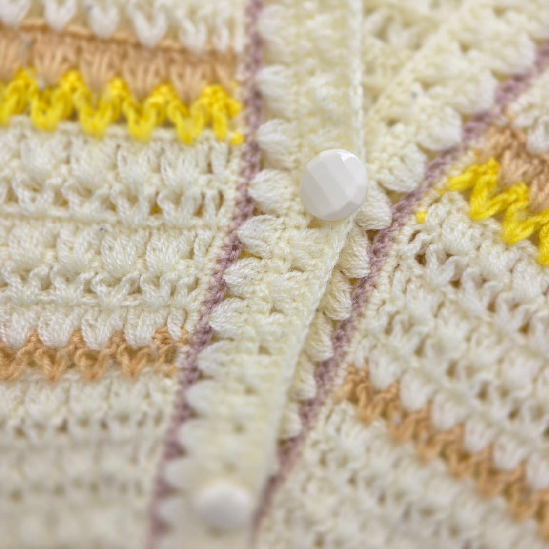 아이보리 뜨개 조끼 빈티지 스타일 상품이미지3