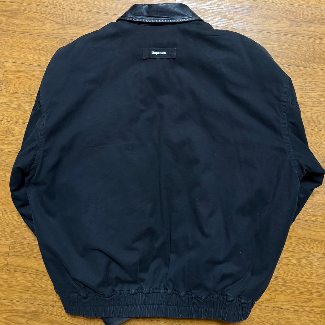 슈프림 레더 칼라 유틸리티 자켓 블랙  L사이즈 상품이미지4