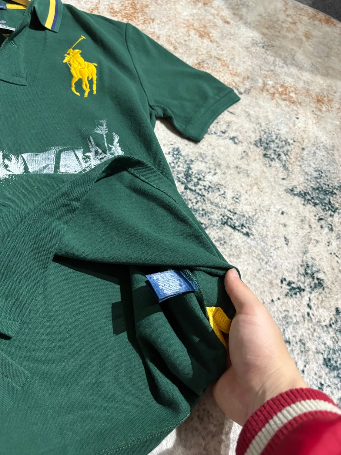 폴로 빅포니 프린팅 커스텀 카라티 새상품 상품이미지6