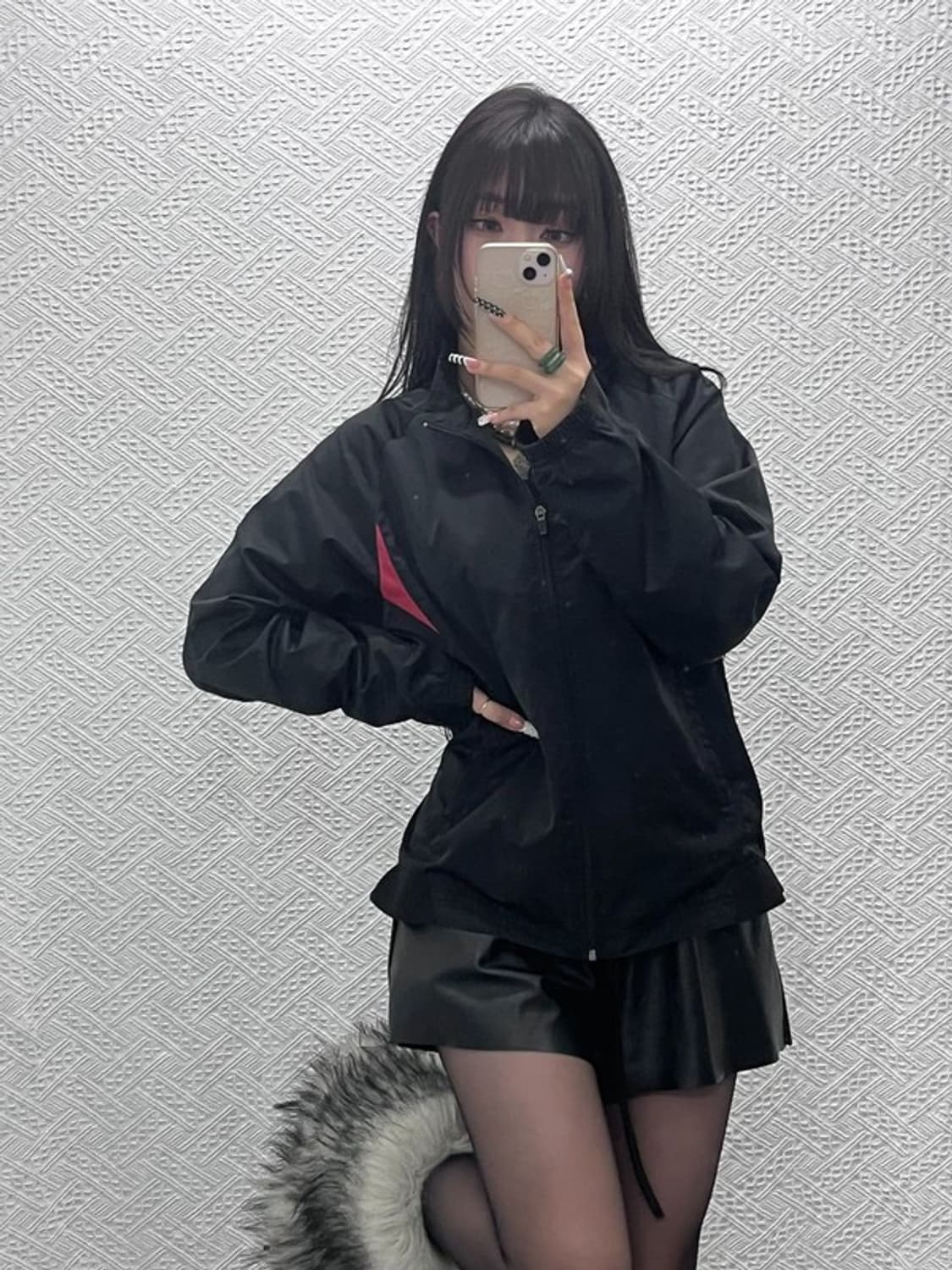 나이키 올드스쿨 구형 풋볼 배색 바람막이 자켓 M C10172 상품이미지1