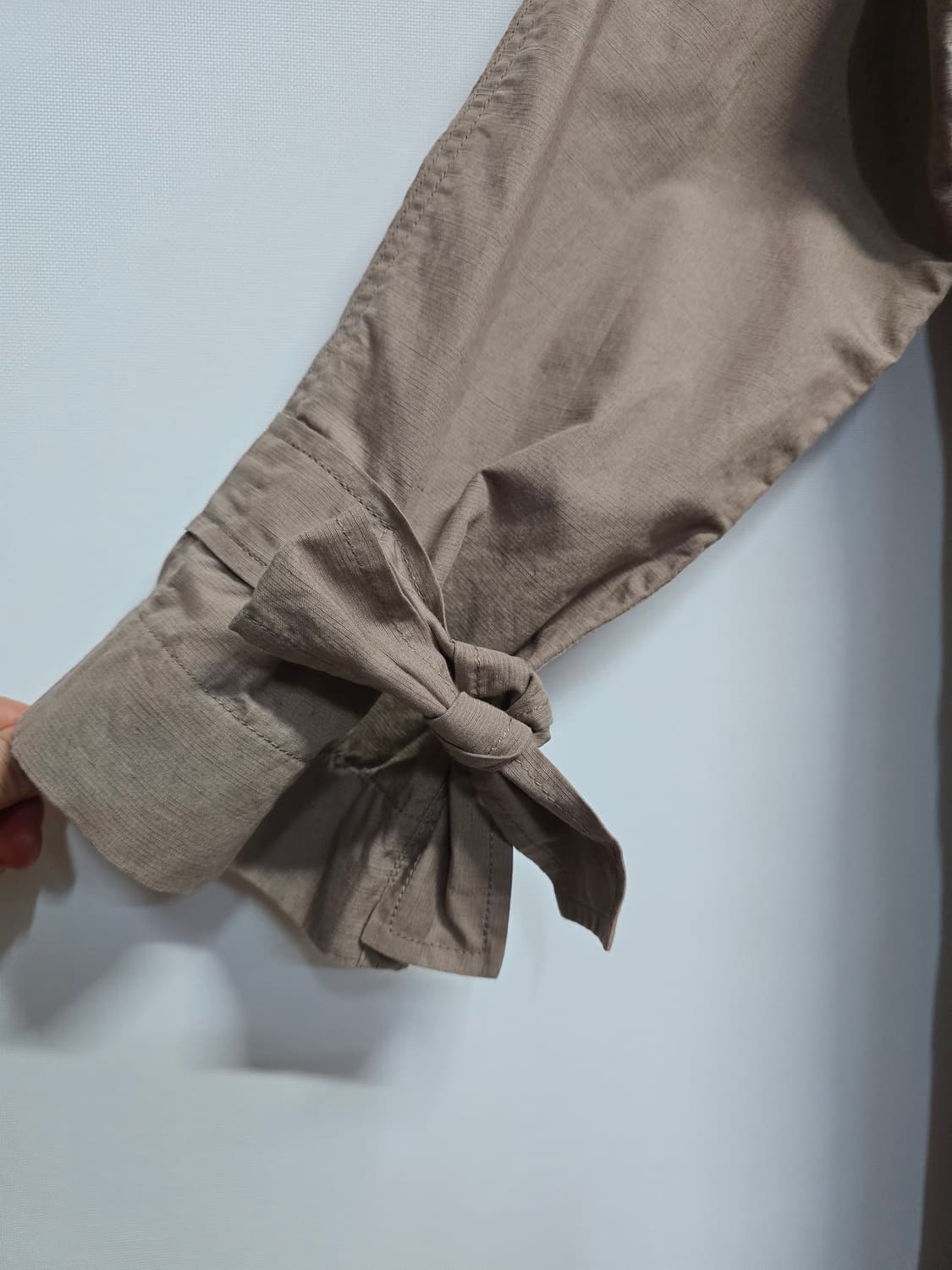 시스템 롱 트렌치 코트 베이지 상품이미지3