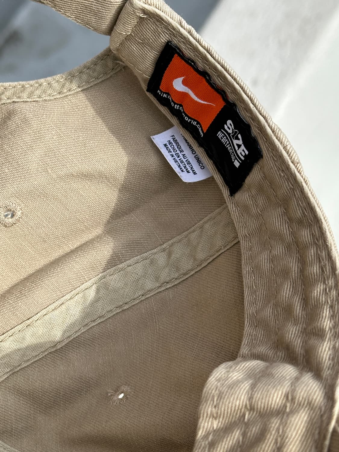 [F] 00s 나이키 텍사스 A&M 베이지 볼캡 모자 상품이미지6