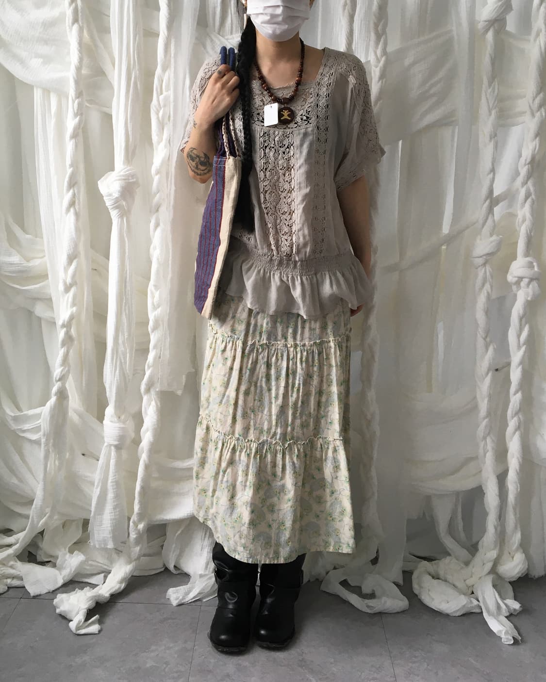 crochet layer blouse 상품이미지6