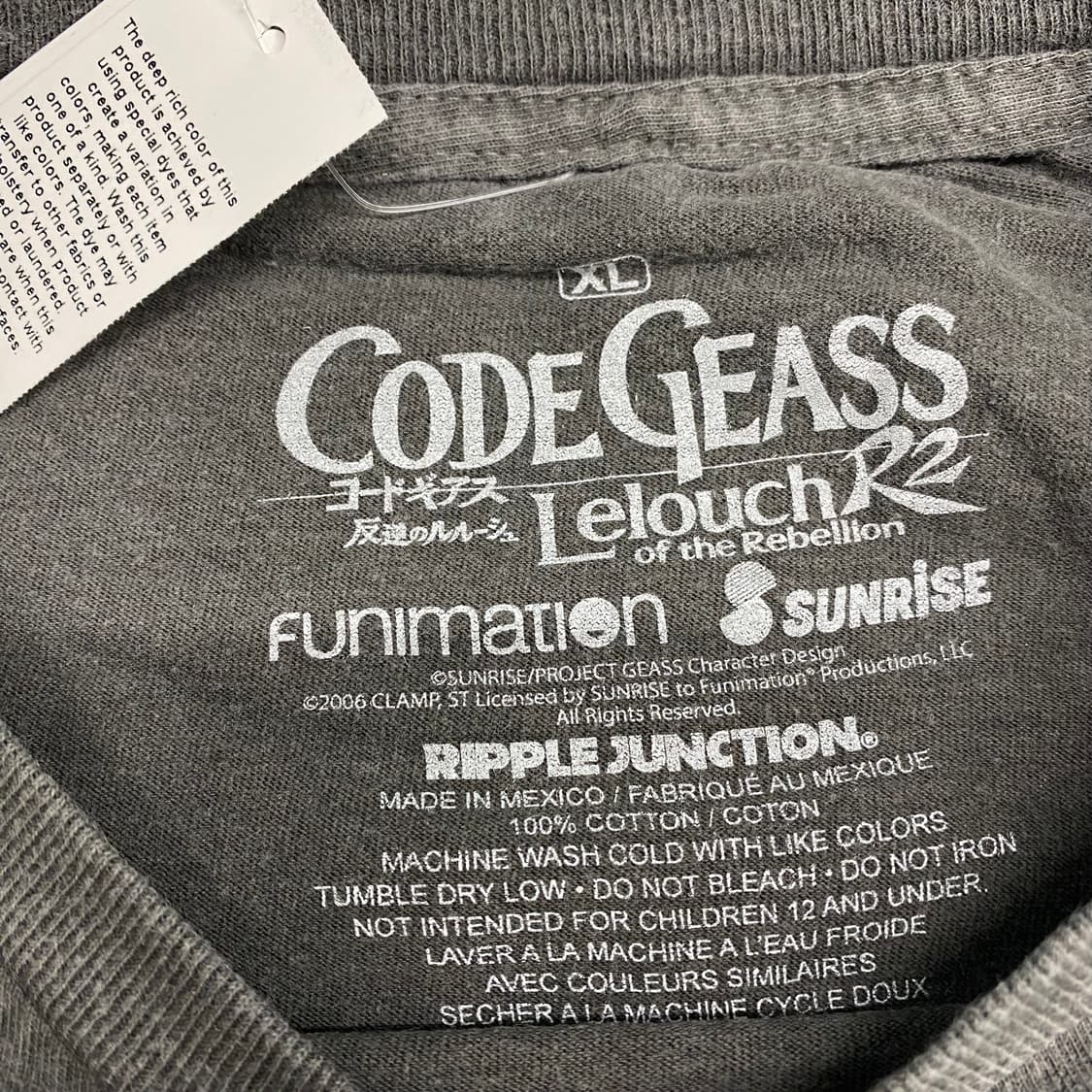 코드기어스 오피셜 애니메이션 티셔츠 상품이미지3