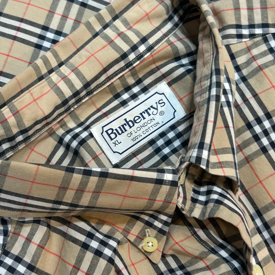 XL 버버리 노바체크 셔츠 상품이미지4