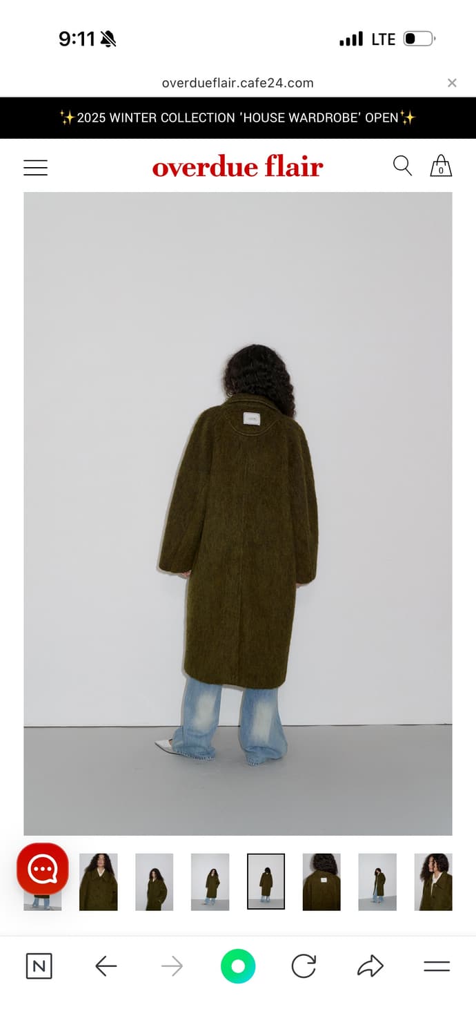 오버듀플레어 overdueflair 헤어리 발마칸 코트 상품이미지4