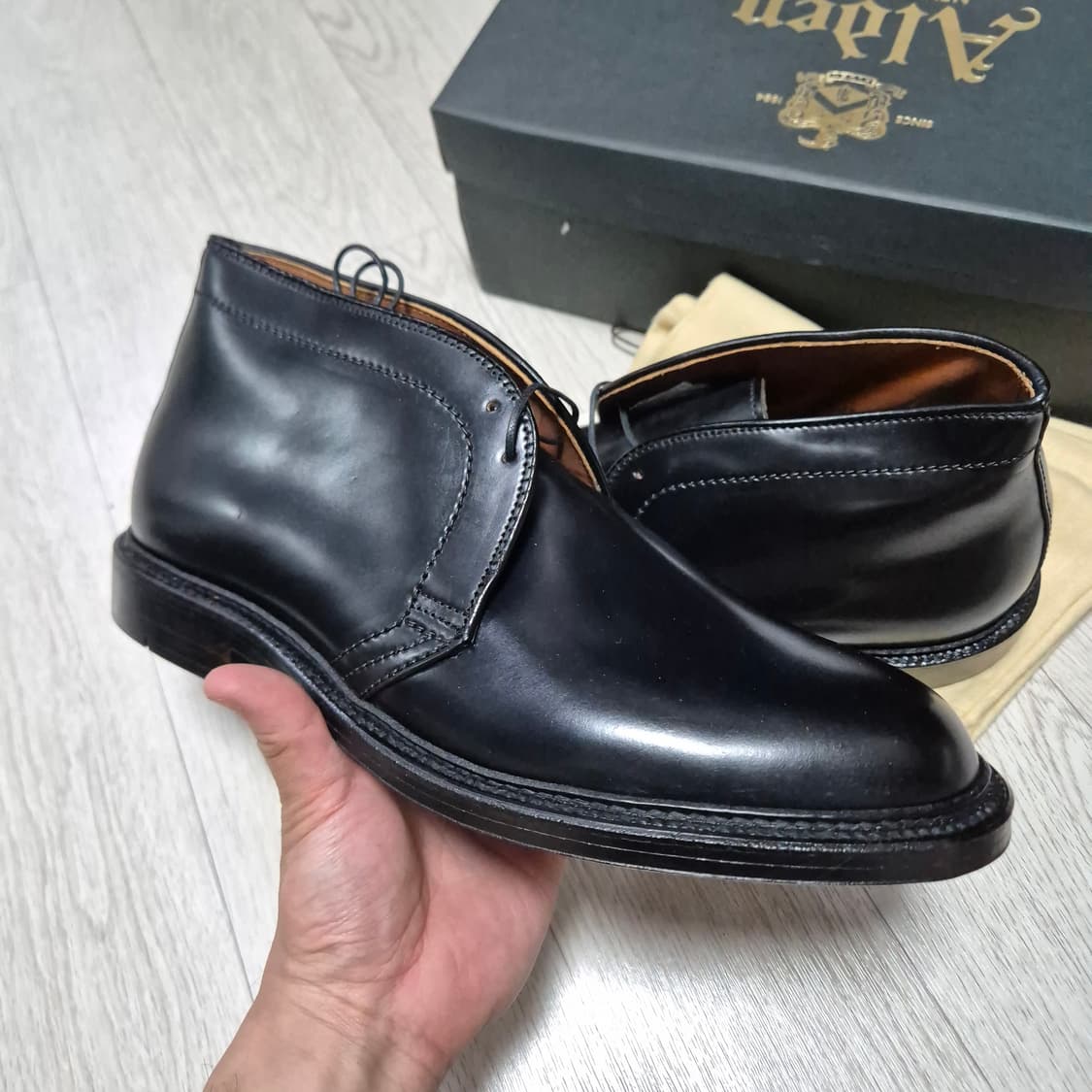 새상품 [8.5E]알든 1340 코도반 처카부츠 990 9901 1339 상품이미지4