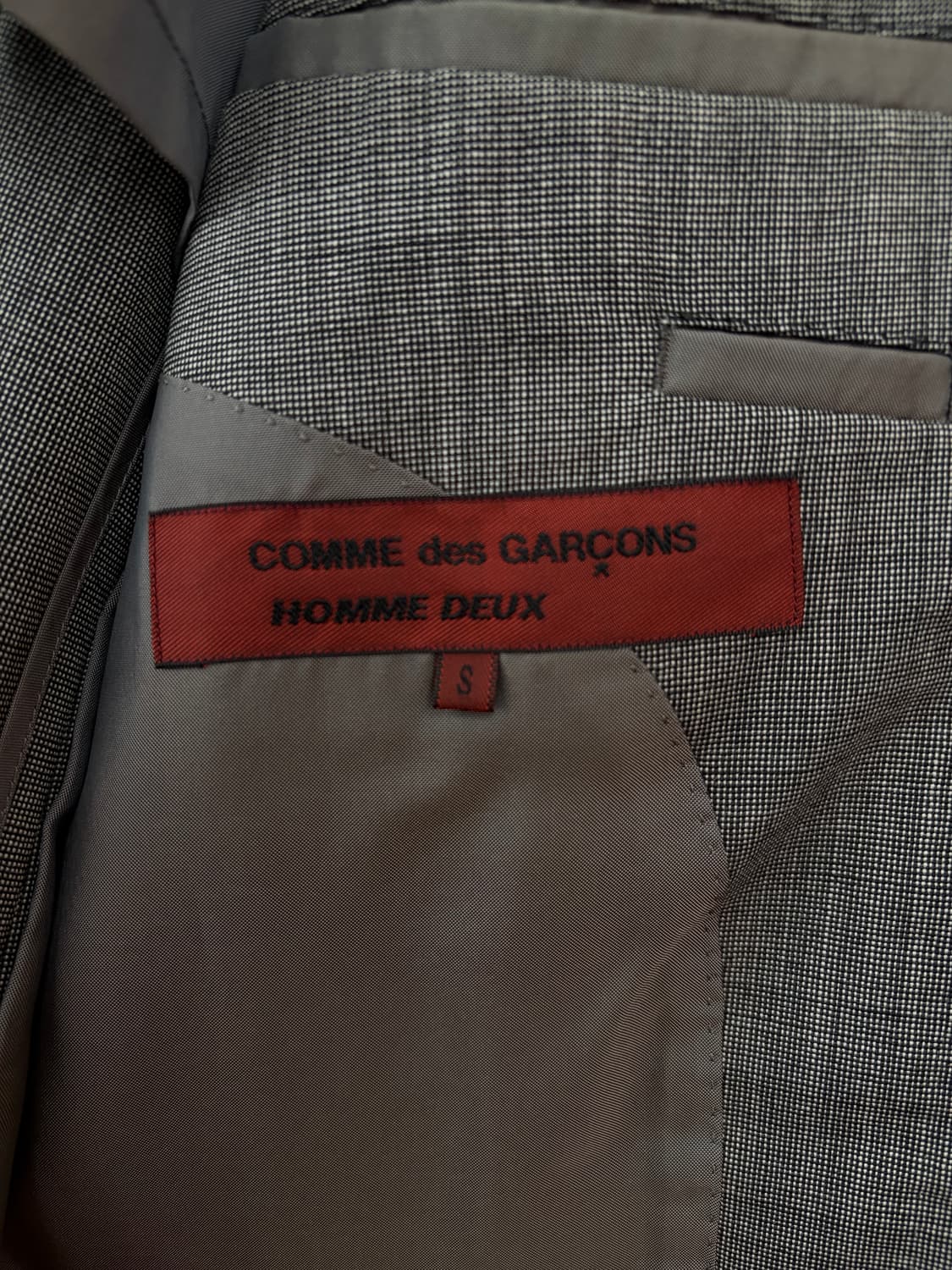 [S] 꼼데가르송 옴므 듀 테일러드 자켓 상품이미지3