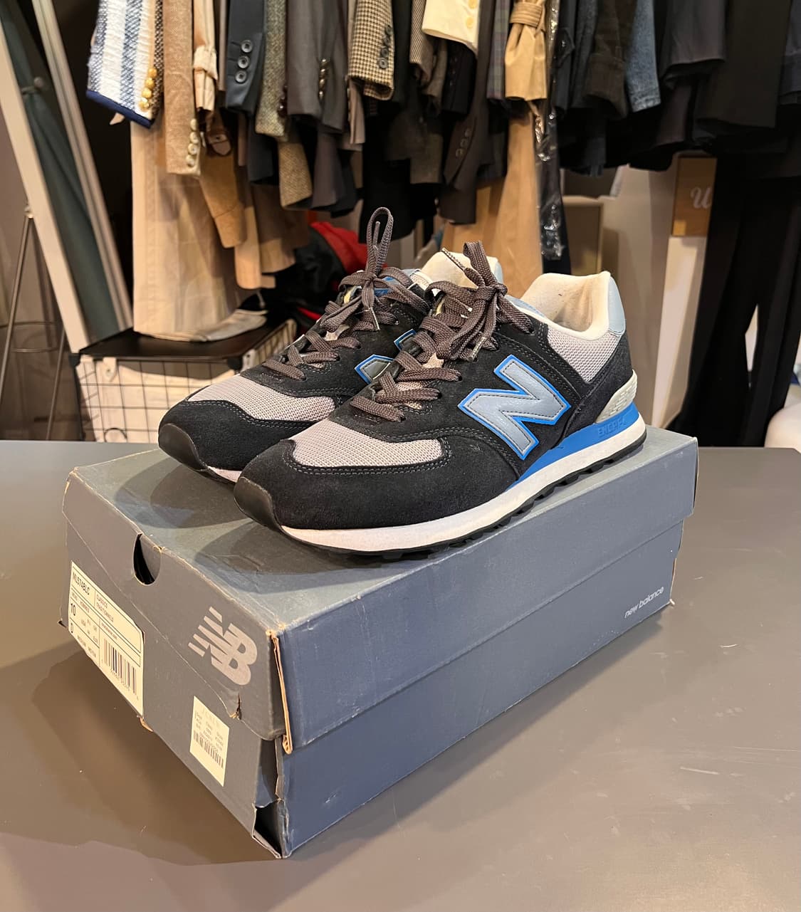 뉴발란스 × 제이크루 574 블랙 / 그레이 상품이미지1